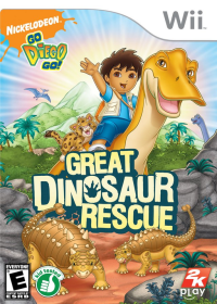 Go, Diego, Go: Great Dinosaur Rescue Wii  box art